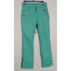Nomis Womens Snowboard Pants Seafoam Green Insulated Ski Trousers XS QC-0011S1